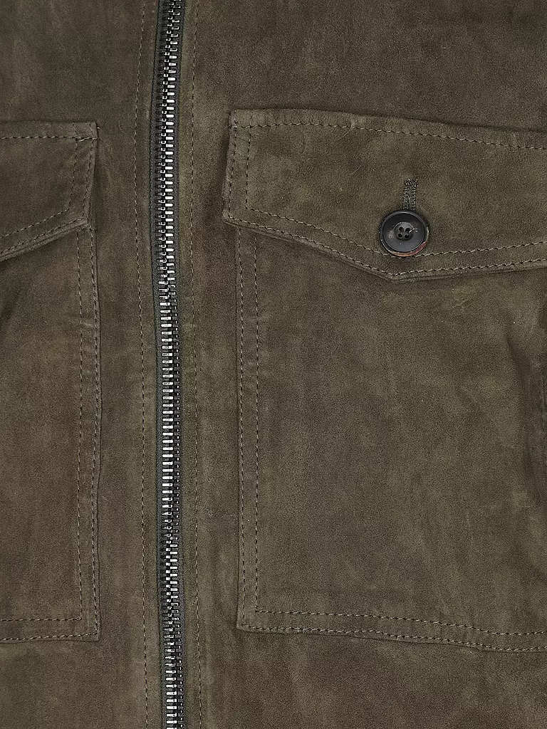 GIORGIO BRATO | Lederjacke | Olive