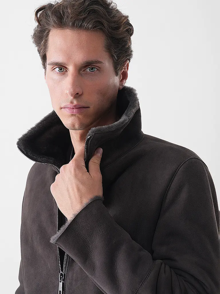 GIORGIO BRATO | Manteau en peau lainée | 