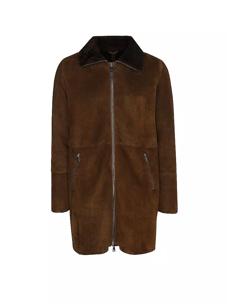 GIORGIO BRATO | Veste en cuir | braun