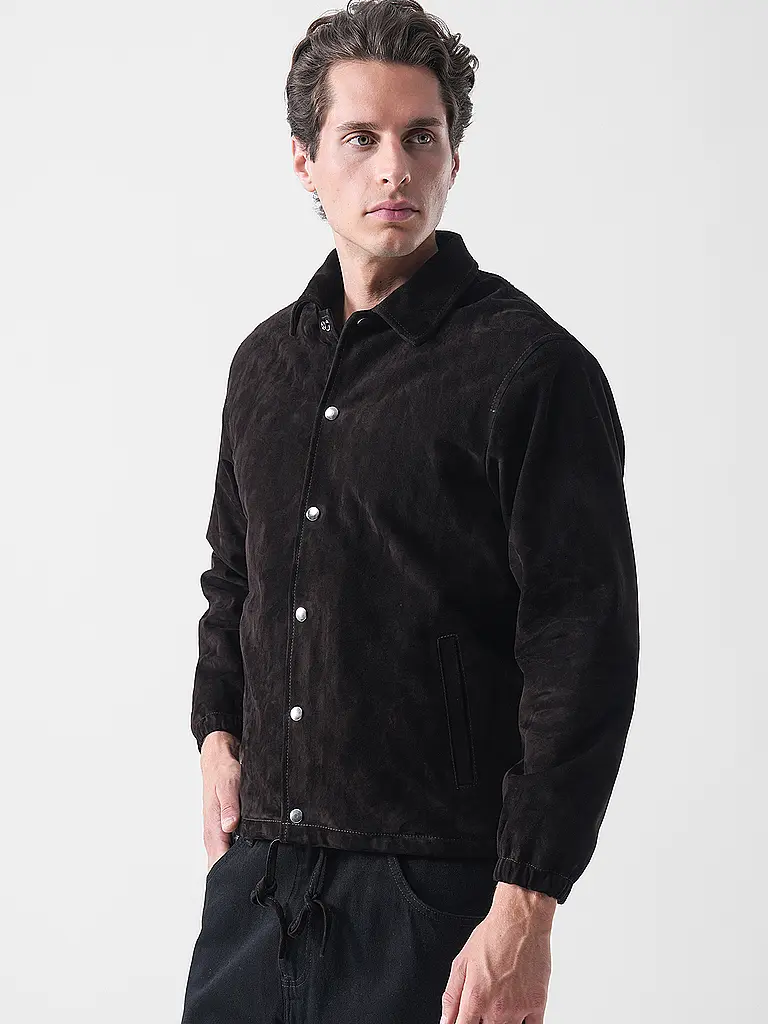 GIORGIO BRATO | Veste en cuir | braun