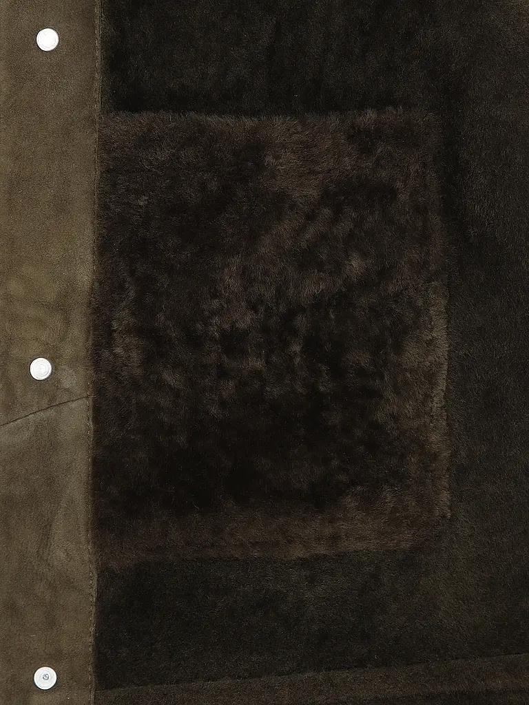 GIORGIO BRATO | Veste en peau lainée | 