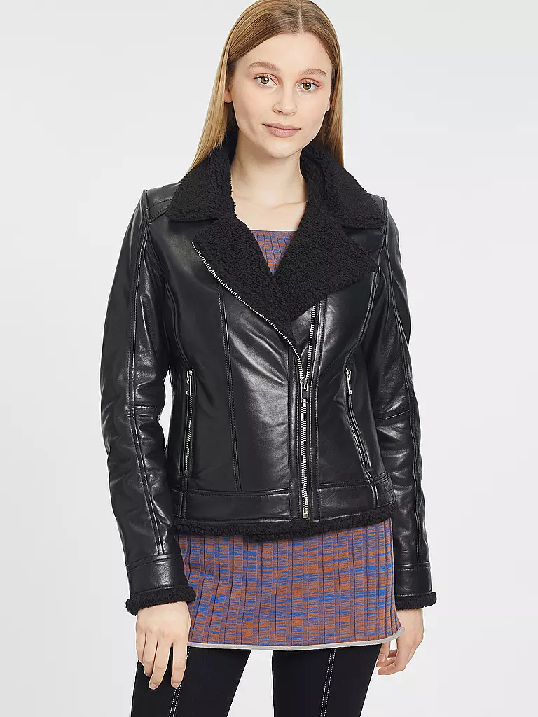 GIPSY BY MAURITIUS | Lederjacke G2WEMILA SF | Noir