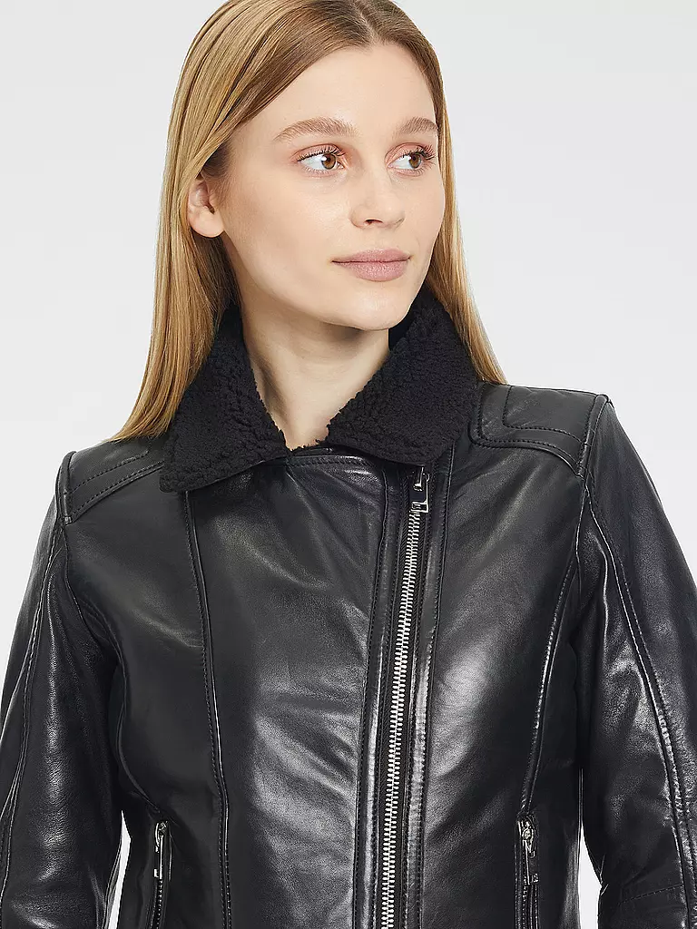 GIPSY BY MAURITIUS | Lederjacke G2WEMILA SF | Noir