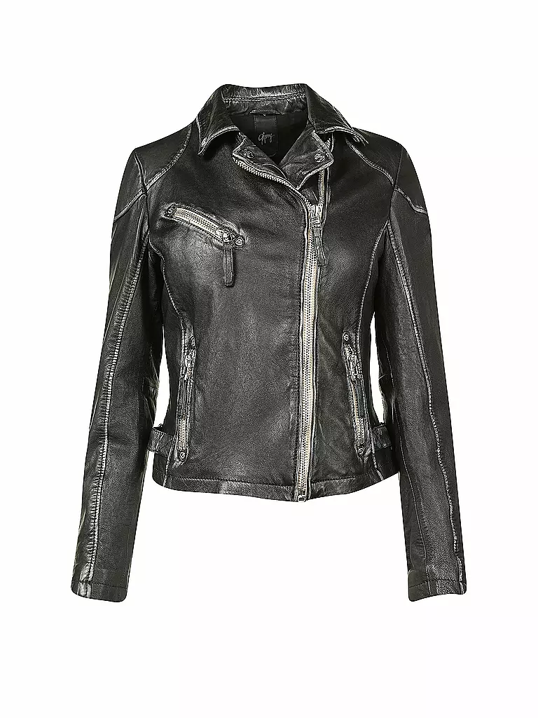 GIPSY BY MAURITIUS | Veste en cuir | schwarz