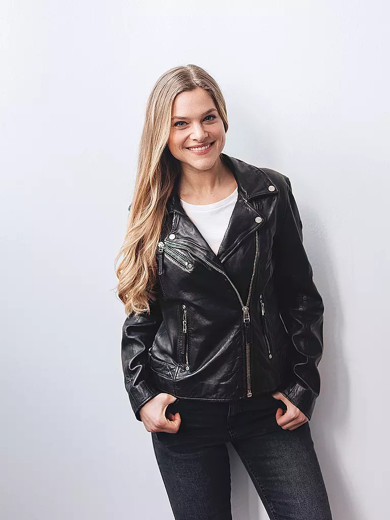 GIPSY BY MAURITIUS | Veste en cuir | schwarz