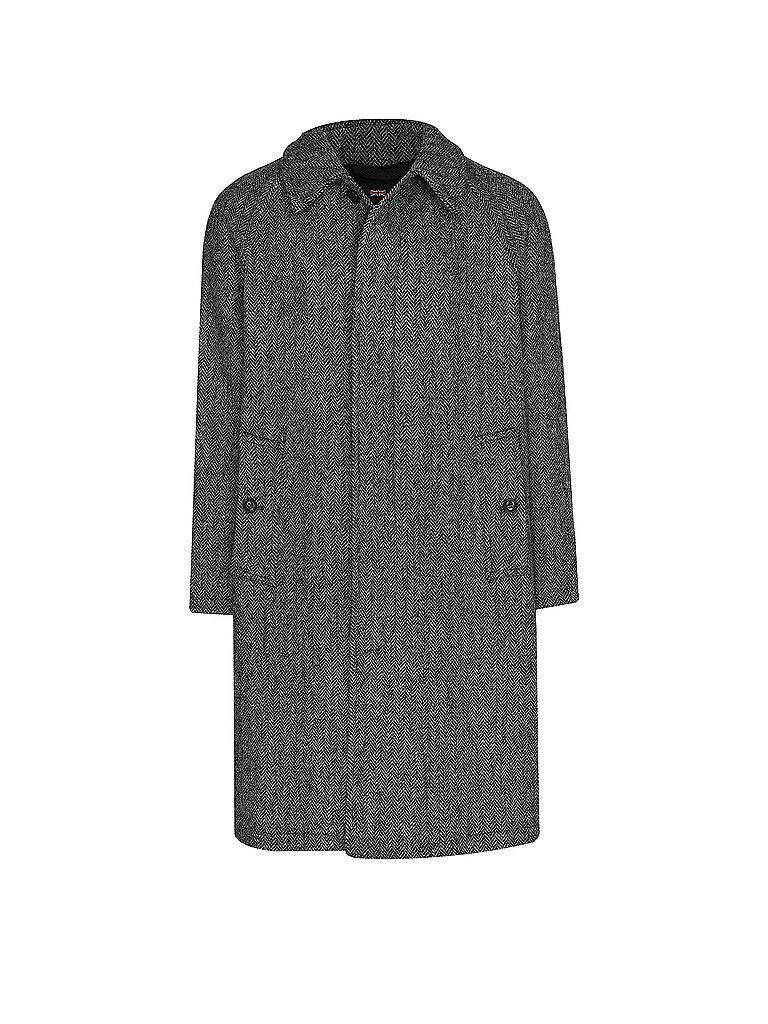 GLOVERALL Manteau en laine HARRIS gris | S
