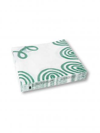 GMUNDNER KERAMIK | Serviettes en papier "Vert Flammé" 33x33cm