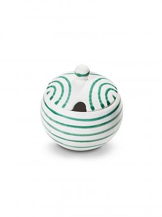 GMUNDNER KERAMIK | Sucrier lisse 10cm Vert Flammé