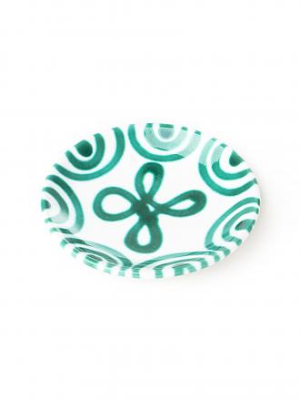 GMUNDNER KERAMIK | Sous-tasse à café Cup 15cm "Vert Flammé"