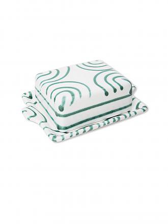 GMUNDNER KERAMIK | Beurrier "Grün Geflammt" 125g