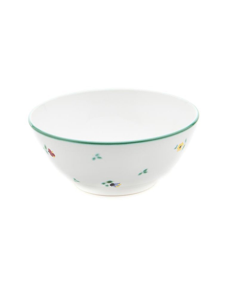 Saladier rond Fleurs dispersées 20cm multicolore