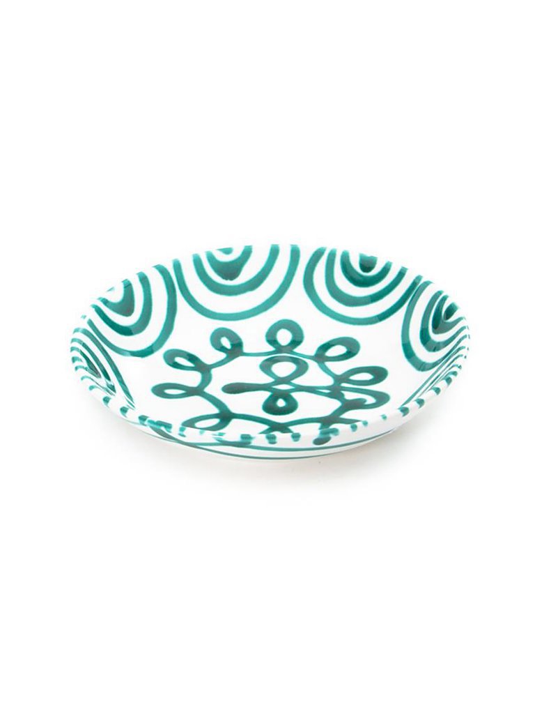 Assiette à soupe Cup Vert Flammé 20cm vert