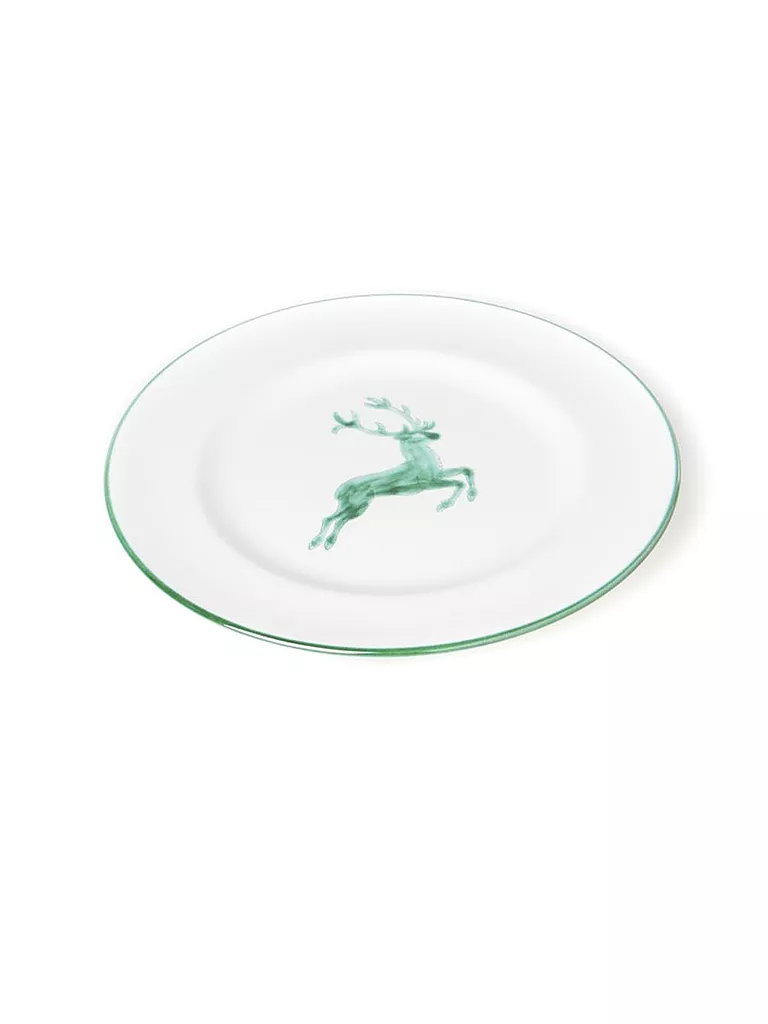 GMUNDNER KERAMIK | Assiette à dessert Gourmet "Cerf Vert" 22cm | grün