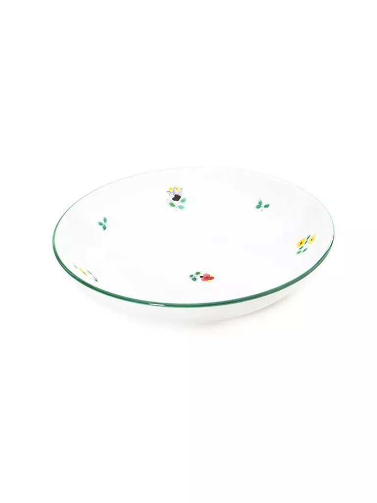 GMUNDNER KERAMIK | Assiette à soupe Cup "Streublumen" 20cm | Multicolore