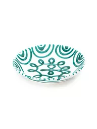 GMUNDNER KERAMIK | Assiette à soupe Cup "Vert Flammé" 20cm | Vert