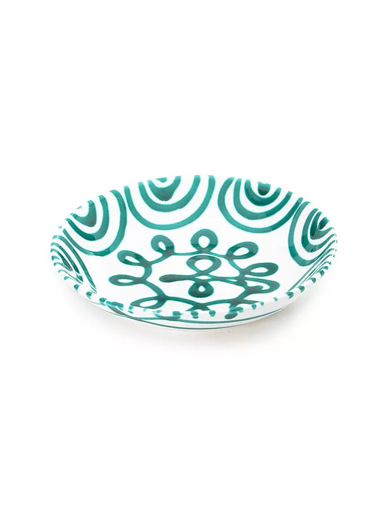 GMUNDNER KERAMIK | Assiette à soupe Cup "Vert Flammé" 20cm | grün
