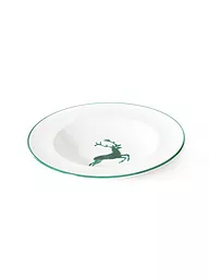 GMUNDNER KERAMIK | Assiette à soupe Gourmet "Cerf Vert" 24cm | Vert