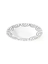 GMUNDNER KERAMIK | Assiette à soupe Gourmet "Gris Flammé" 24cm | Gris