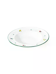 GMUNDNER KERAMIK | Assiette à soupe Gourmet "Streublumen" 24cm | Multicolore