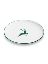 GMUNDNER KERAMIK | Assiette plate "Cerf vert" 25cm | Vert