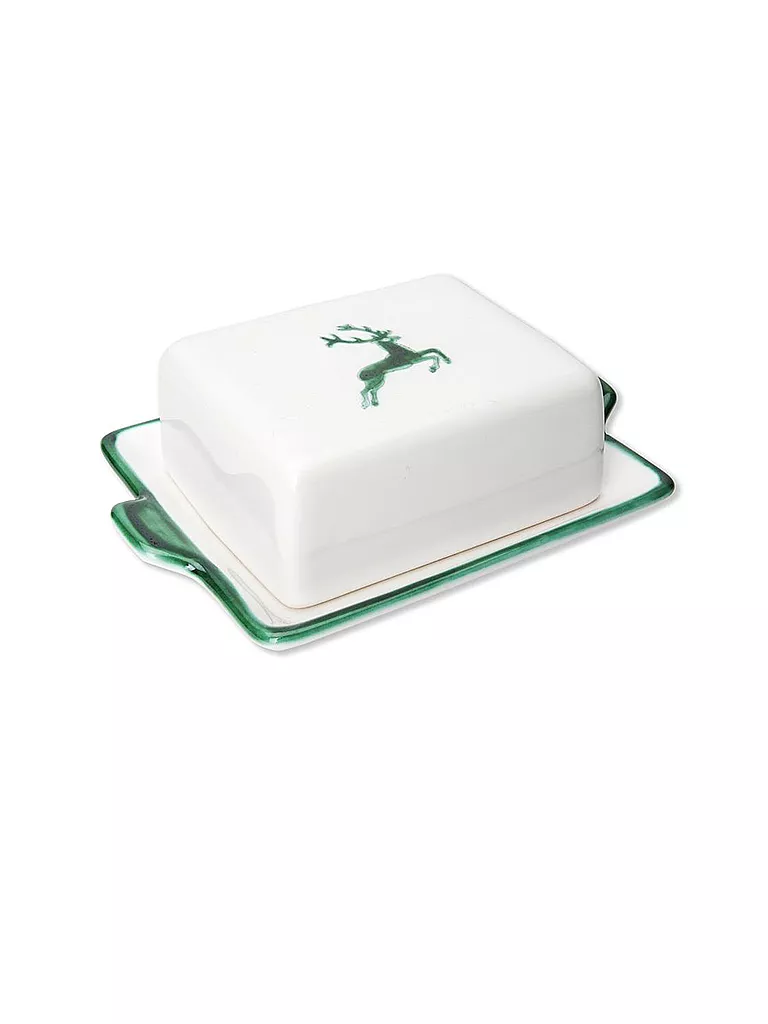 GMUNDNER KERAMIK | Beurrier "Cerf Vert" 125g | grün