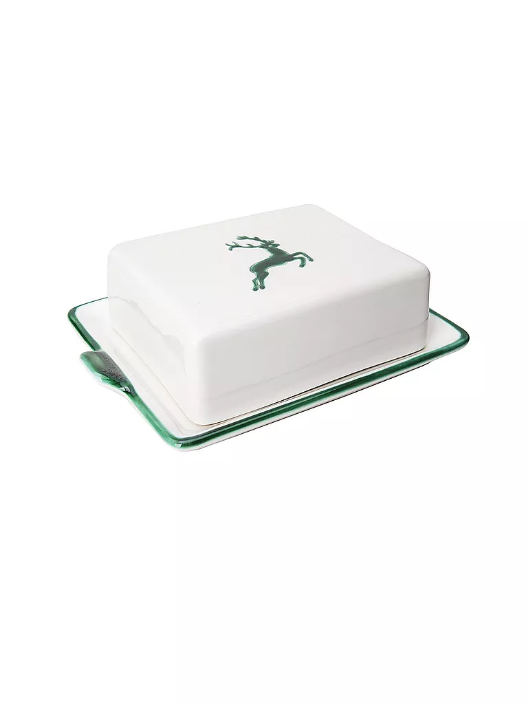 GMUNDNER KERAMIK | Beurrier "Cerf Vert" 250g | grün