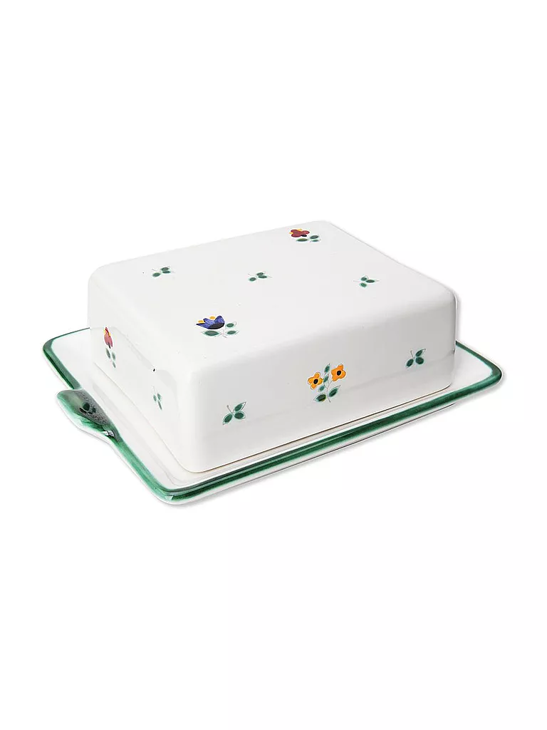 GMUNDNER KERAMIK | Beurrier "Streublumen" 250g | bunt