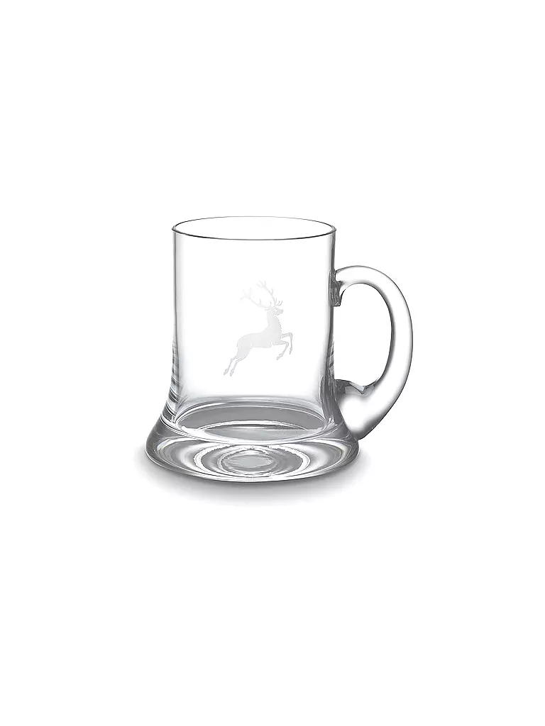 GMUNDNER KERAMIK | Chopine à bière HIRSCH 0,5 l | transparent
