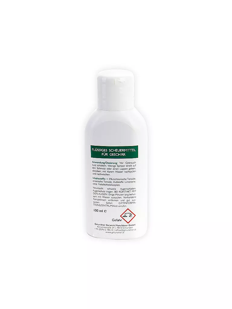 GMUNDNER KERAMIK | Nettoyant vaisselle 100ml | weiss