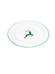 GMUNDNER KERAMIK | Plat à viande Gourmet "Cerf Vert" 27cm | Vert