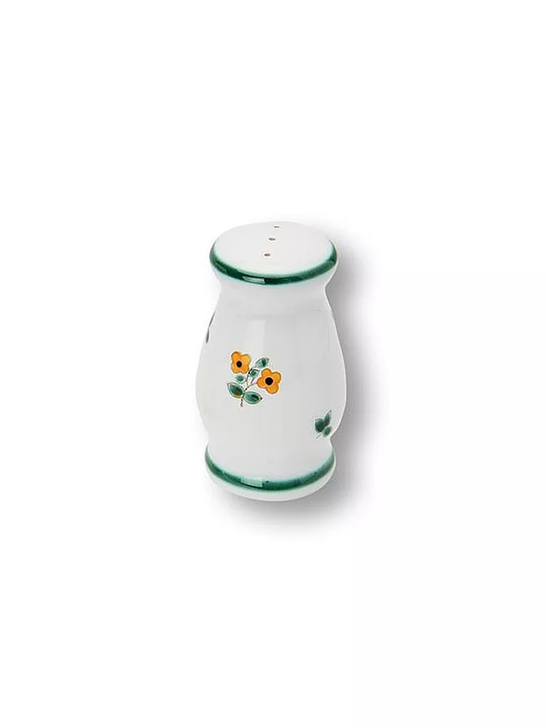 GMUNDNER KERAMIK | Poivrière arrondie "Streublumen" 9cm | Multicolore