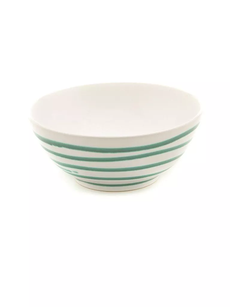 GMUNDNER KERAMIK | Saladier rond "Vert flammé" 20cm | Vert