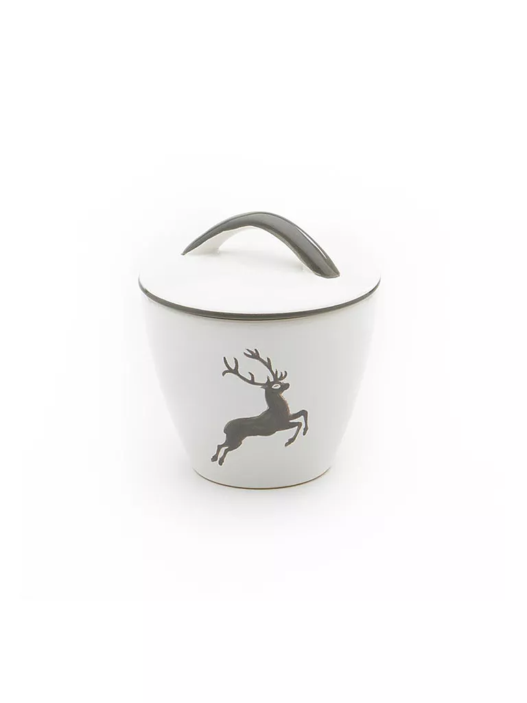 GMUNDNER KERAMIK | Sucrier Gourmet "Cerf Gris" 9cm | grau