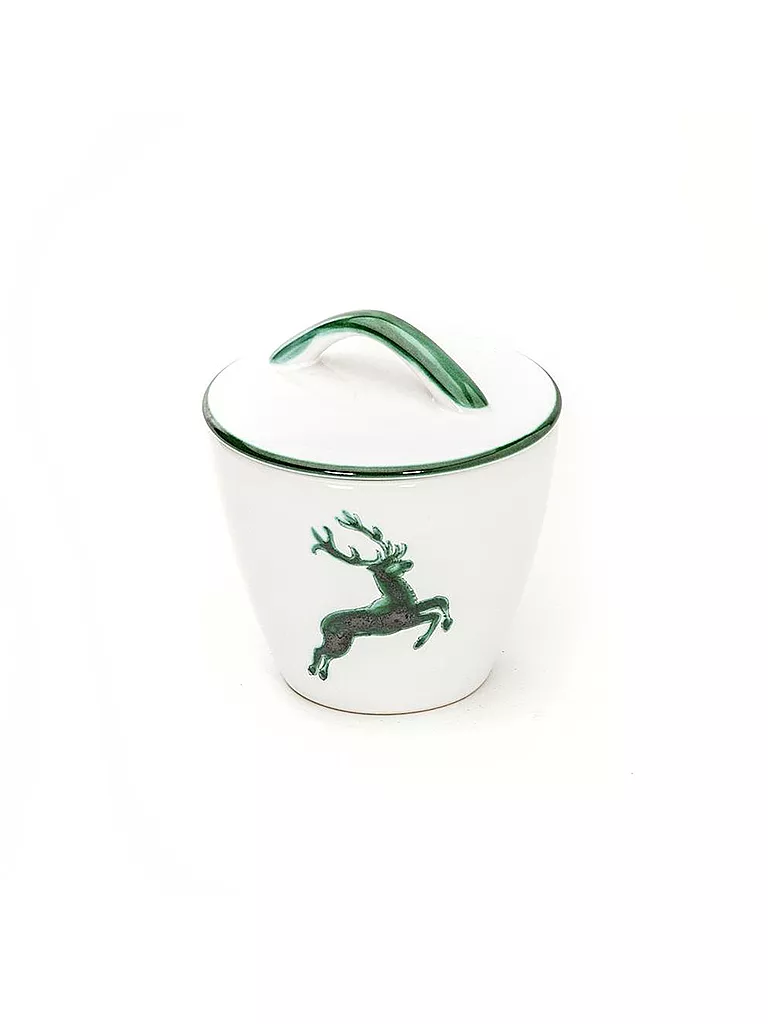 GMUNDNER KERAMIK | Sucrier Gourmet "Cerf Vert" 9cm | grün