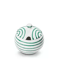 GMUNDNER KERAMIK | Sucrier lisse 10cm Vert Flammé | Vert