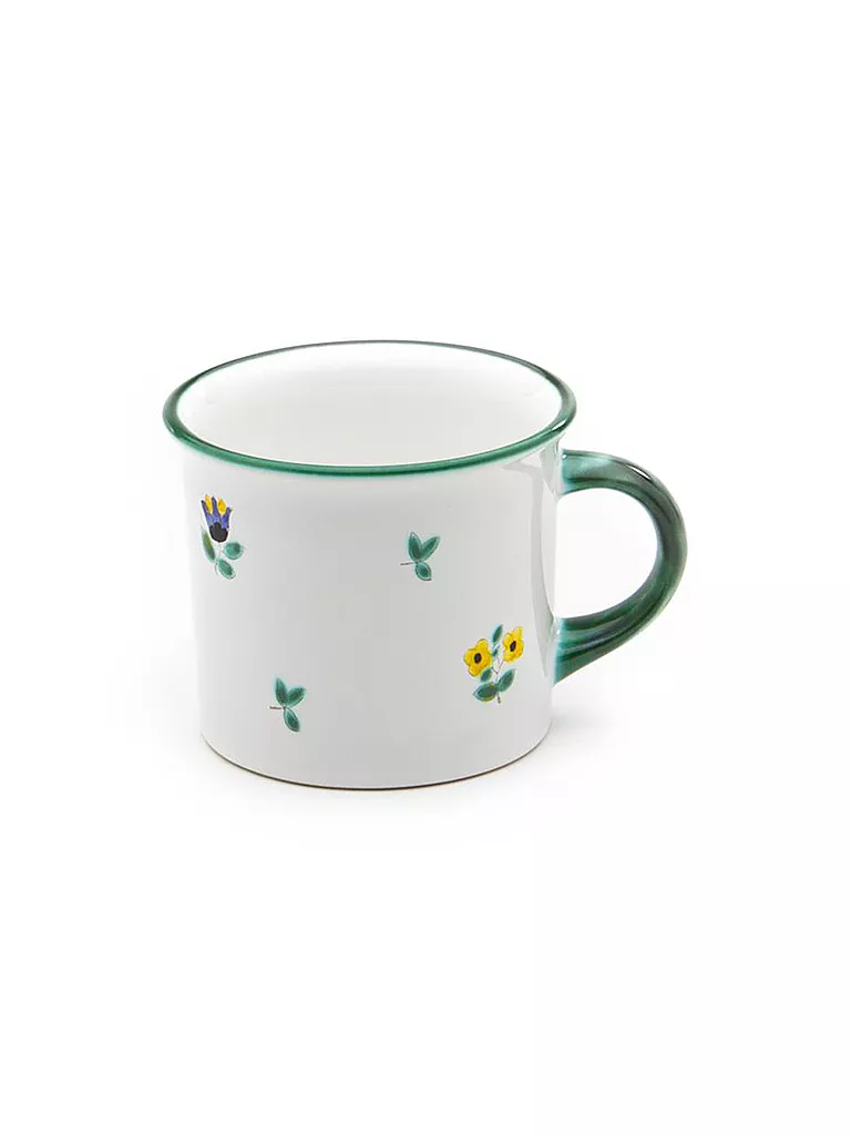 GMUNDNER KERAMIK | Tasse à café Häferl lisse "Streublumen" 0,24l | bunt