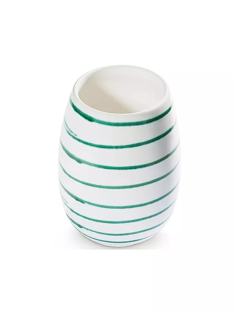 GMUNDNER KERAMIK | Vase 15cm Vert Flammé | grün