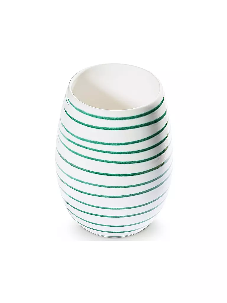 GMUNDNER KERAMIK | Vase 21cm Vert Flammé | grün