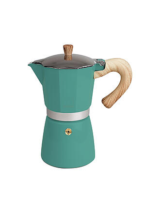 GNALI & ZANI | Cafetière italienne VENEZIA 3 tasses vert émeraude