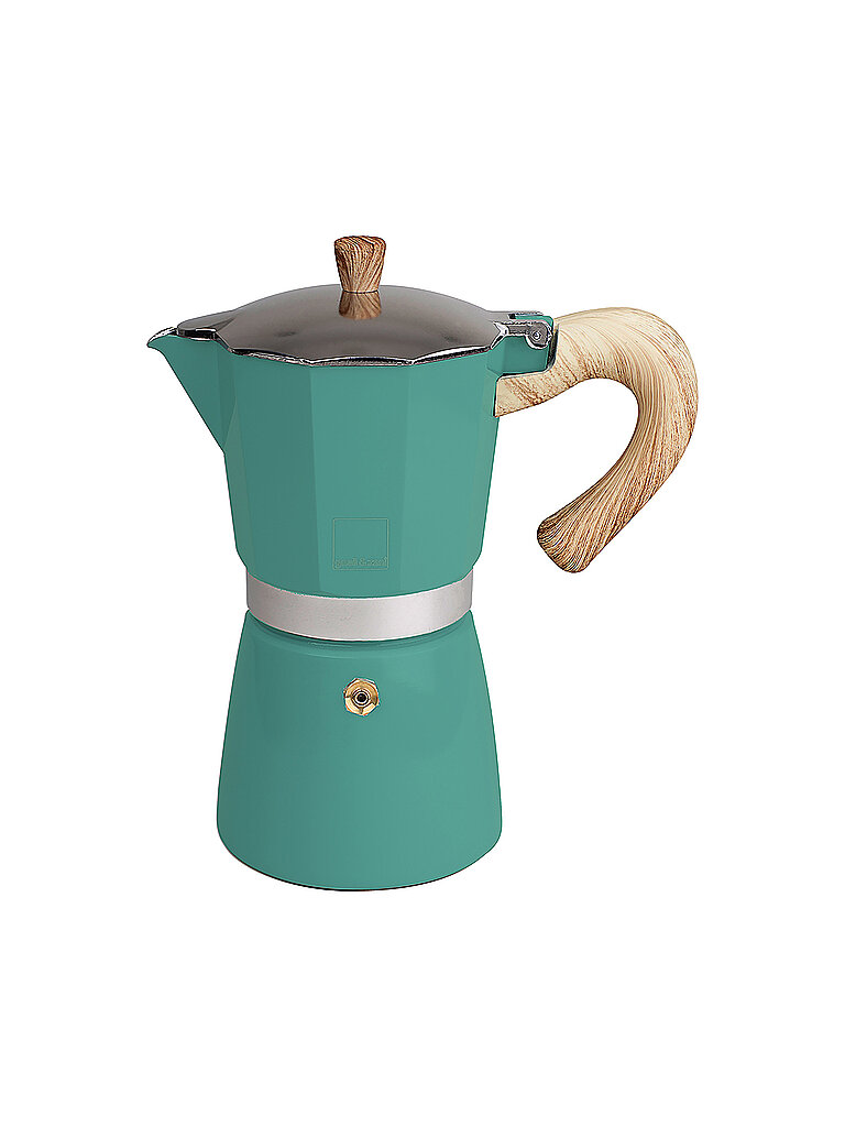 Cafetière italienne VENEZIA 3 tasses vert émeraude vert