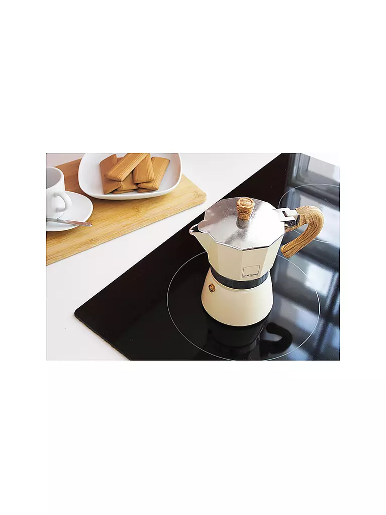 GNALI & ZANI | Cafetière italienne Venezia 6 tasses crème | Crème