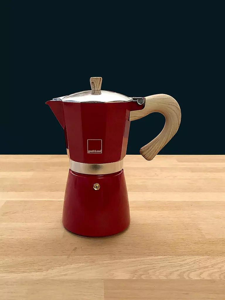 GNALI & ZANI | Cafetière italienne Venezia 6 tasses rouge | rot