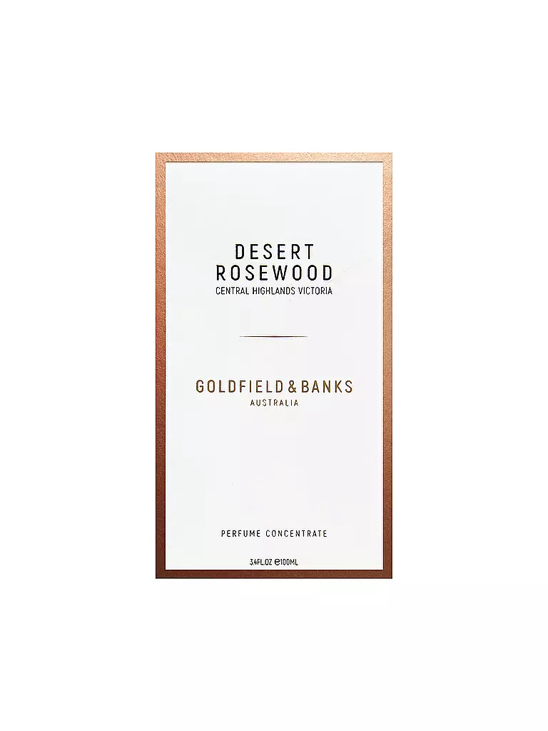 GOLDFIELD&BANKS | Desert Rosewood Eau de Parfum 100ml | 