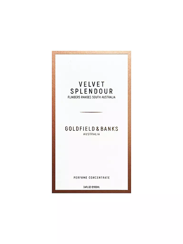 GOLDFIELD&BANKS | Velvet Splendour Eau de Parfum 100ml | 