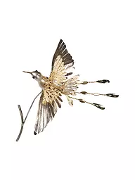 GOODWILL | Dekofigur Colibri sur pince 20cm champagne/or | Or