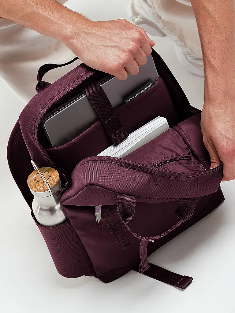 GOT BAG | Rucksack DAYPACK 2.0 MONOCHROME | Rouge foncé