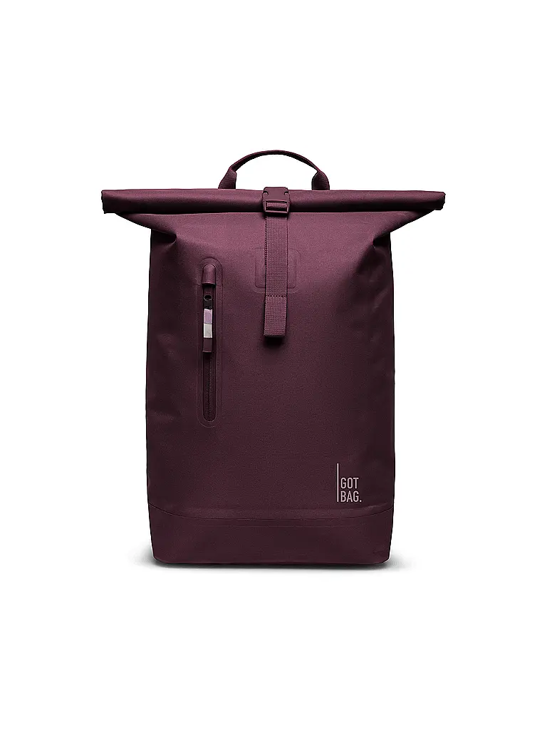 GOT BAG | Rucksack ROLLTOP LITE 2.0 MONOCHROME | Rouge foncé