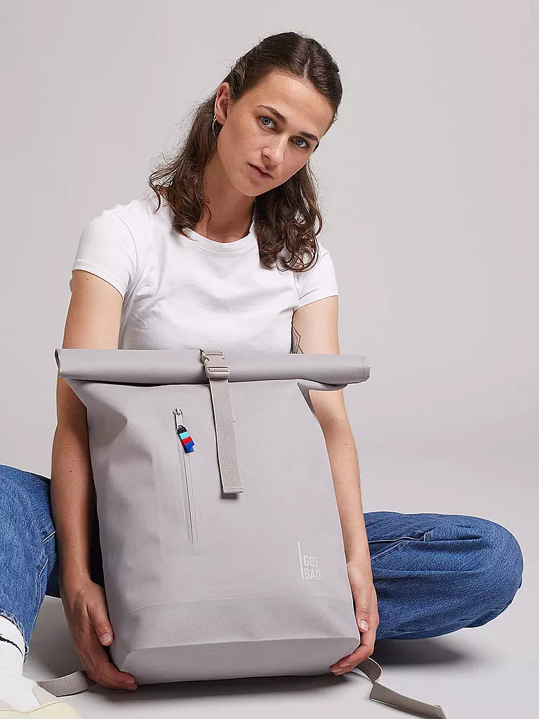 GOT BAG | Rucksack ROLLTOP LITE | Gris clair