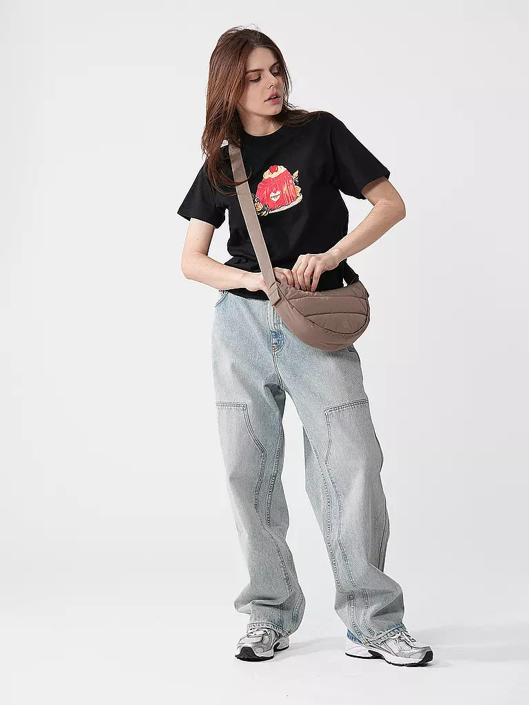 GOT BAG | Sac - Sac bandoulière PUFFER MOON BAG Small | hellbraun