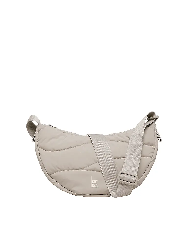 GOT BAG | Sac - Sac bandoulière WAVY PUFFER MOON BAG | creme